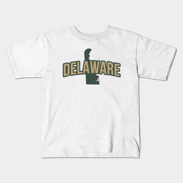 Delaware State Kids T-Shirt by Novel_Designs